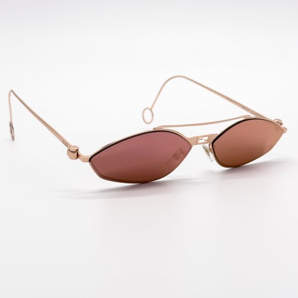 NEW FENDI FE40114U-Y 33U GOLD RED WOMEN SUNGLASSES FENDI - Picture 1 of 15